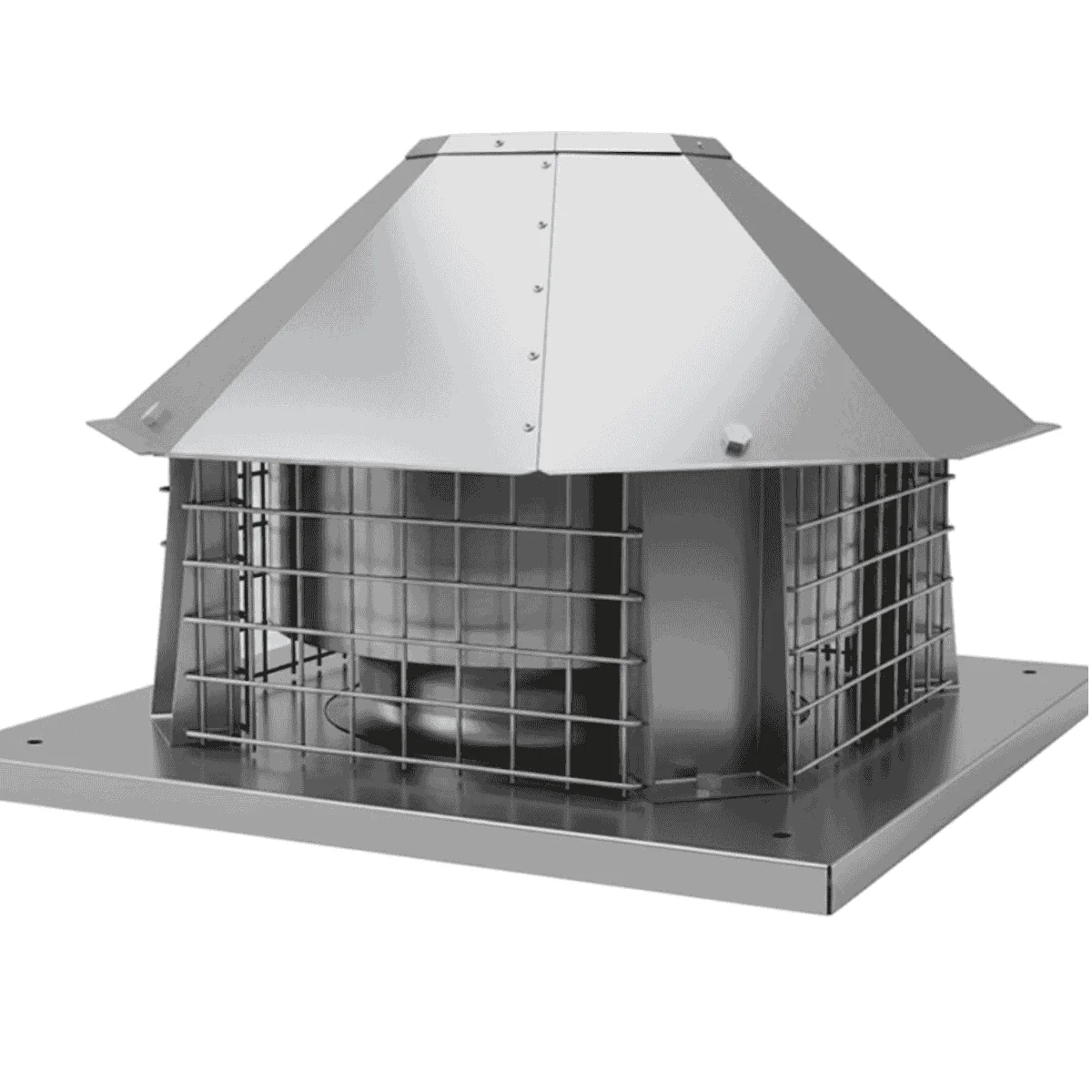Horizontal Discharge Radial Roof Fan